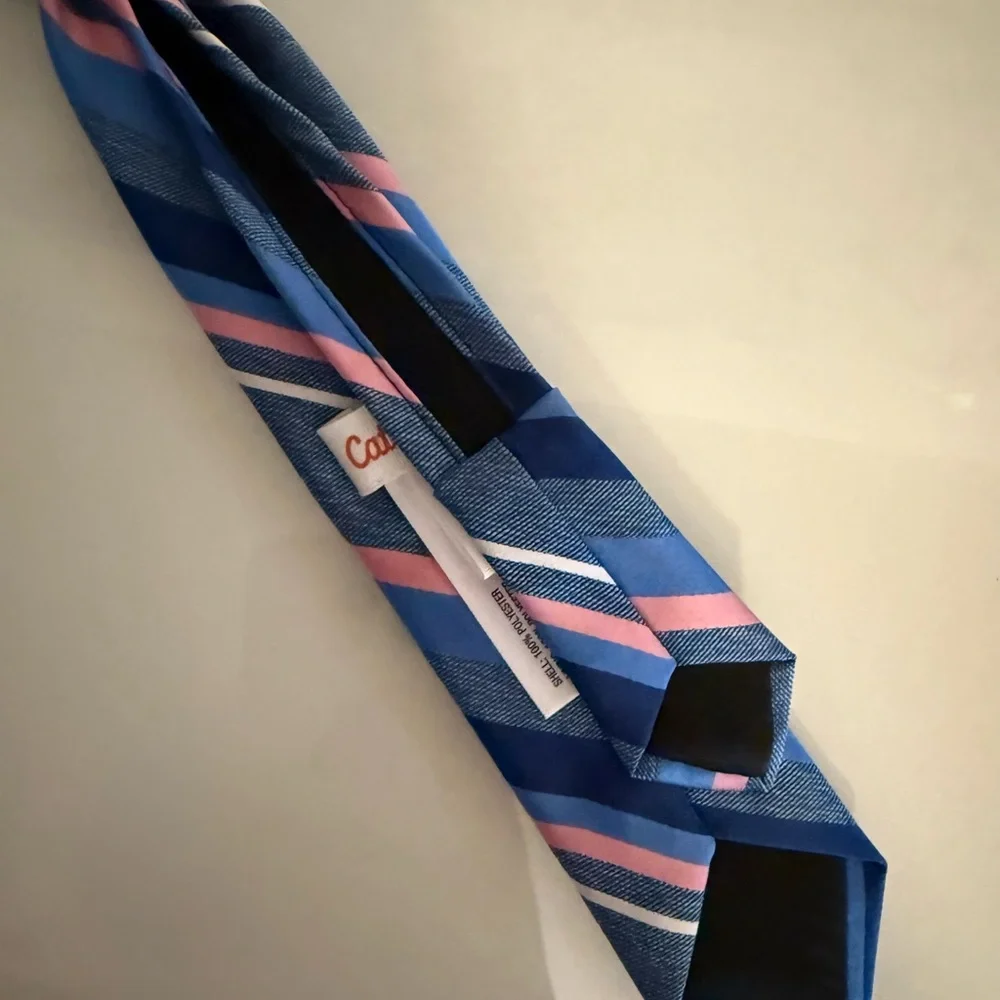 Cat & Jack Blue and Pink Striped Necktie for Boys
